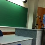 Dan Boccabella delivers a lecture