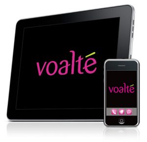 Voalte Logo on Mobile Devices
