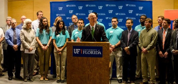 Rick Scott addresses UF faculty and staff