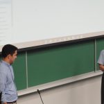 Ryan Strobel (Left) and Dr. Serdar Kirli (Right) deliver a presentation